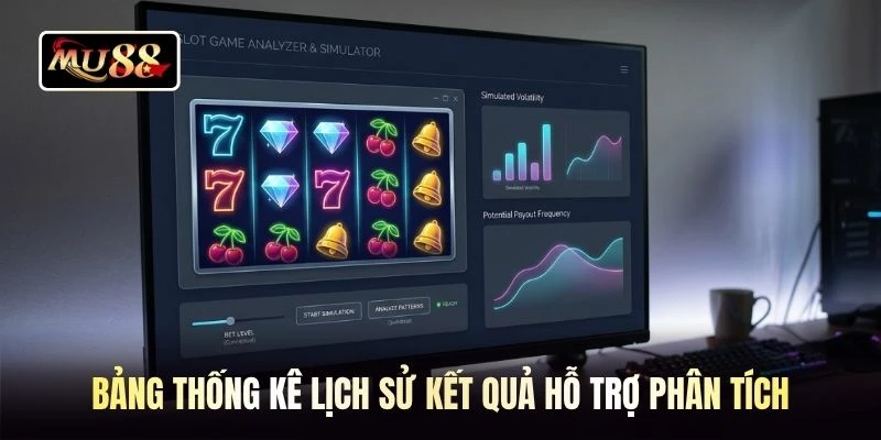 Bảng thống kê lịch sử kết quả hỗ trợ phân tích